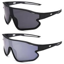 Gafas de Sol GLARDEFE para Niños, Béisbol Juventud Edad 6-14 Negro/Gris
