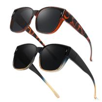 Gafas de sol grandes Myiaur para usar sobre lentes con protección UV400 polarizadas