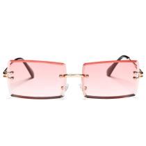 Gafas de Sol Hycredi Rectangulares Sin Montura para Hombre/Mujer en Degradado Rosa Gafas de Sol Hycredi Rectangulares Sin Montura para Hombre/Mujer en Degradado Rosa