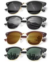 Gafas de sol KALIYADI Polarizadas Retro Semi-Aro para Hombre Gafas de sol KALIYADI Polarizadas Retro Semi-Aro para Hombre