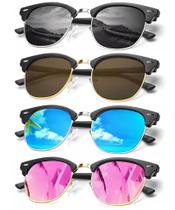 Gafas de Sol KALIYADI Polarizadas Retro Semi-Perfiles para Hombre Gafas de Sol KALIYADI Polarizadas Retro Semi-Perfiles para Hombre