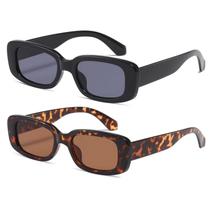 Gafas de sol KIMORN K1200 rectangulares vintage de los 90 para mujer y hombre