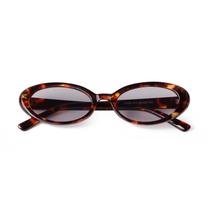 Gafas de Sol Laurinny Ovaladas para Mujer Retro de los 90 con Montura Carey