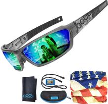 Gafas de Sol "Living out your qool time" Polarizadas UV400 Verde