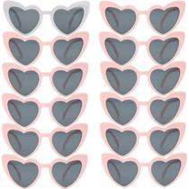Gafas de Sol Loanzeg para Despedida de Soltera en Forma de Corazón 12 Pares