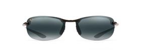 Gafas de Sol Maui Jim Makaha Polarizadas Sin Montura Negro/Gris