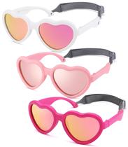 Gafas de Sol NULOOQ para Bebés, Flexibles, en Forma de Corazón, Polarizadas, 0-24 Meses Gafas de Sol NULOOQ para Bebés, Flexibles, en Forma de Corazón, Polarizadas, 0-24 Meses