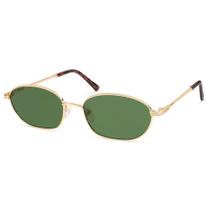 Gafas de sol ovaladas pequeñas retro Appassal AP3716 Oro/Verde Gafas de sol ovaladas pequeñas retro Appassal AP3716 Oro/Verde