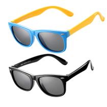 Gafas de Sol Polarizadas AZorb para Niños con Montura de Caucho TPEE, 3 a 8 Años