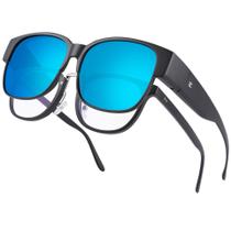 Gafas de Sol Polarizadas BIRCEN UV400 para usar sobre Anteojos para Hombre y Mujer