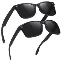 Gafas de Sol Polarizadas Clásicas Retro MEETSUN UV400 Paquete de 2