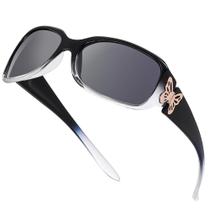 Gafas de sol polarizadas con decoración de mariposa LVIOE para mujer Gafas de sol polarizadas con decoración de mariposa LVIOE para mujer