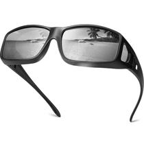 Gafas de Sol Polarizadas COOL que se Ajustan sobre Anteojos con Protección UV400 para Hombres