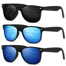 Gafas de Sol Polarizadas DEMIKOS con Lentes Espejadas Retro UV400 para Hombre/Mujer Gafas de Sol Polarizadas DEMIKOS con Lentes Espejadas Retro UV400 para Hombre/Mujer