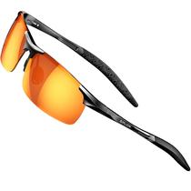 Gafas de sol polarizadas deportivas SIPLION para hombre Al-Mg 8177 Rojo Gafas de sol polarizadas deportivas SIPLION para hombre Al-Mg 8177 Rojo