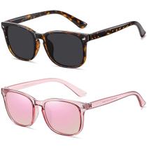 Gafas de sol polarizadas DUSHINE estilo retro clásico para mujer