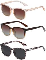 Gafas de sol polarizadas DUSHINE para mujer con protección UV400 x3