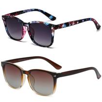 Gafas de Sol Polarizadas DUSHINE para Mujer Estilo Retro Clásico