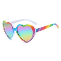 Gafas de Sol Polarizadas en Forma de Corazón Arcoíris Gleyemor para Mujer