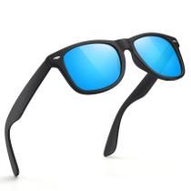 Gafas de Sol Polarizadas FEIDUSUN para Hombre y Mujer, Negras Gafas de Sol Polarizadas FEIDUSUN para Hombre y Mujer, Negras