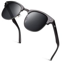 Gafas de Sol Polarizadas GQUEEN GQO6 Clásicas con Montura de Cuerno Protección UV400