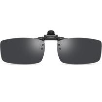 Gafas de sol polarizadas grises CAXMAN con clip y diseño abatible