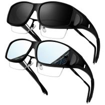 Gafas de Sol Polarizadas KANASTAL UV400 para Hombre y Mujer para Usar Sobre Anteojos