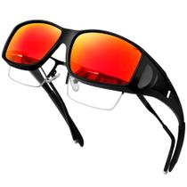Gafas de Sol Polarizadas KANASTAL UV400 para Usar Sobre Lentes en Color Negro Gafas de Sol Polarizadas KANASTAL UV400 para Usar Sobre Lentes en Color Negro