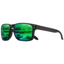 Gafas de Sol Polarizadas MEETSUN con Protección UV400 Negro-Verde