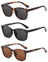 Gafas de Sol Polarizadas NCLLCE para Mujer Protección UV400 (Paquete de 3)