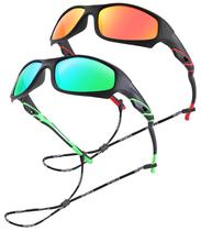 Gafas de Sol Polarizadas NULOOQ para Niños - Pack de 2 Inquebrantables para Béisbol