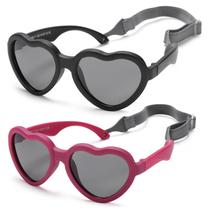 Gafas de Sol Polarizadas para Bebé NULOOQ Flexible en Forma de Corazón 0-24M Gafas de Sol Polarizadas para Bebé NULOOQ Flexible en Forma de Corazón 0-24M