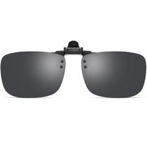 Gafas de sol polarizadas sin montura con clip levantable CAXMAN negras