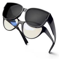 Gafas de Sol Polarizadas Sombra Facial Sobre Lentes Mujer Ojo de Gato