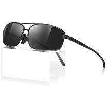 Gafas de Sol Polarizadas Sunier para Hombre, Ligeras Al-Mg Gafas de Sol Polarizadas Sunier para Hombre, Ligeras Al-Mg
