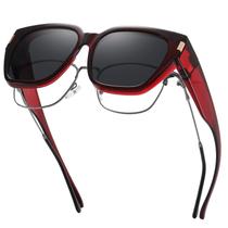 Gafas de Sol Polarizadas UV400 HAOLOTA para Usar Sobre Anteojos para Mujer y Hombre Gafas de Sol Polarizadas UV400 HAOLOTA para Usar Sobre Anteojos para Mujer y Hombre