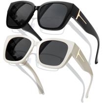 Gafas de Sol Polarizadas UV400 KANASTAL para Usar Sobre Anteojos en Negro Gafas de Sol Polarizadas UV400 KANASTAL para Usar Sobre Anteojos en Negro