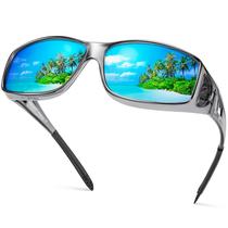 Gafas de Sol Polarizadas UV400 Peekaco Fit Over para Mujeres y Hombres