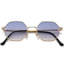 Gafas de Sol PORADAY Cuadradas Retro Octagonales de Metal para Mujeres/Hombres Gafas de Sol PORADAY Cuadradas Retro Octagonales de Metal para Mujeres/Hombres