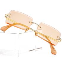 Gafas de Sol PORADAY Rectangulares Sin Montura UV400 Color Vintage Candy