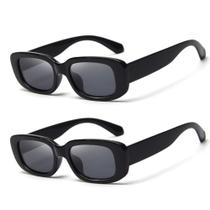Gafas de Sol Rectangle Trendy Dollger para Mujer y Hombre Negras