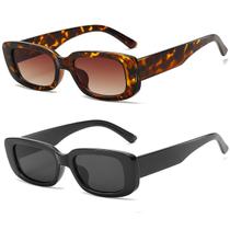Gafas de sol rectangulares Dollger de tendencia retro de los 90 para mujeres y hombres