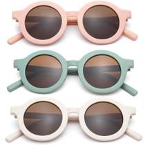 Gafas de sol redondas DIMENSIP para niños de 2 a 8 años con protección UV400