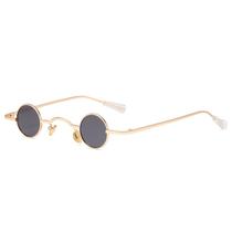 Gafas de Sol Redondas Mini Polarizadas Dollger 70s Círculo Negro