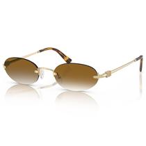 Gafas de Sol Retro Ovaladas Pequeñas sin Montura UV400 para Mujer y Hombre