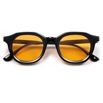 Gafas de Sol Retro Redondas VANLINKER VL9829 46mm UV400 Naranja