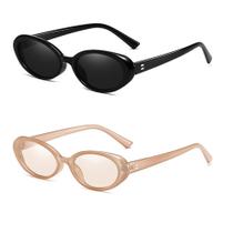 Gafas de sol Ridering retro ovaladas estilo ojo de gato UV400 para mujeres y hombres Gafas de sol Ridering retro ovaladas estilo ojo de gato UV400 para mujeres y hombres