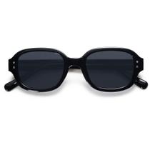 Gafas de Sol SOJOS Rectangulares Vintage para Mujer SJ2218 (Negro)