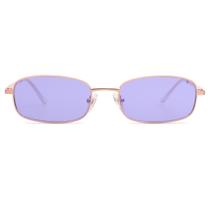 Gafas de Sol SOJOS Y2k Rectángulo Estrecho SJ1187 Oro Rosa/Púrpura Gafas de Sol SOJOS Y2k Rectángulo Estrecho SJ1187 Oro Rosa/Púrpura