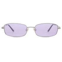 Gafas de Sol SOJOS Y2k Rectángulo Estrecho SJ1187 Plata/Púrpura Gafas de Sol SOJOS Y2k Rectángulo Estrecho SJ1187 Plata/Púrpura